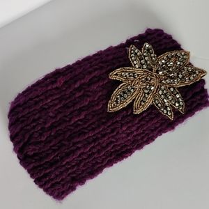 NEW Embellished Crochet Earmuffs